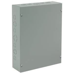 NEMA Type 1 Enclosure, Mild Steel, Painted, Screw Cover, With 